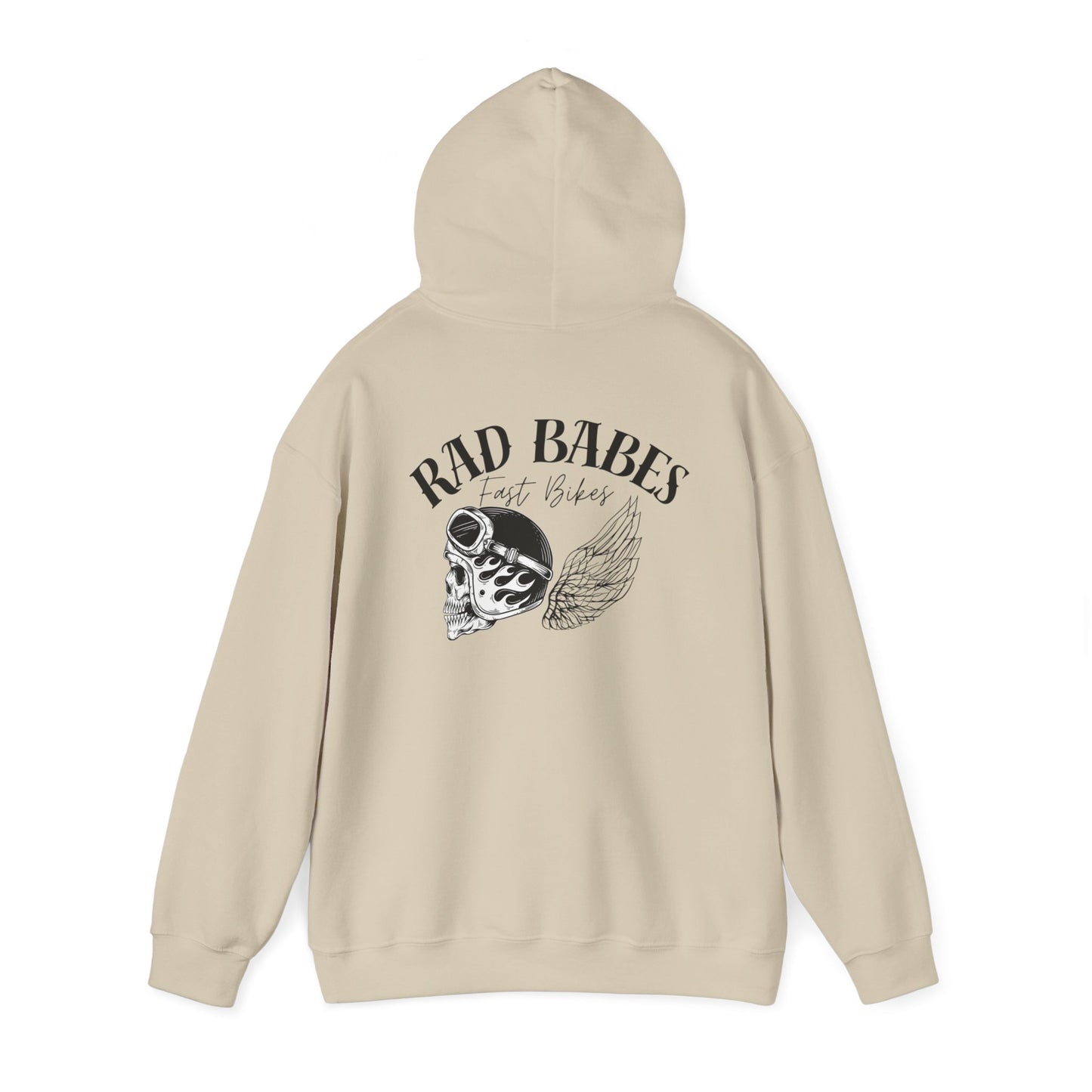 Rad Babes Fast Bikes Vybes Hoodie