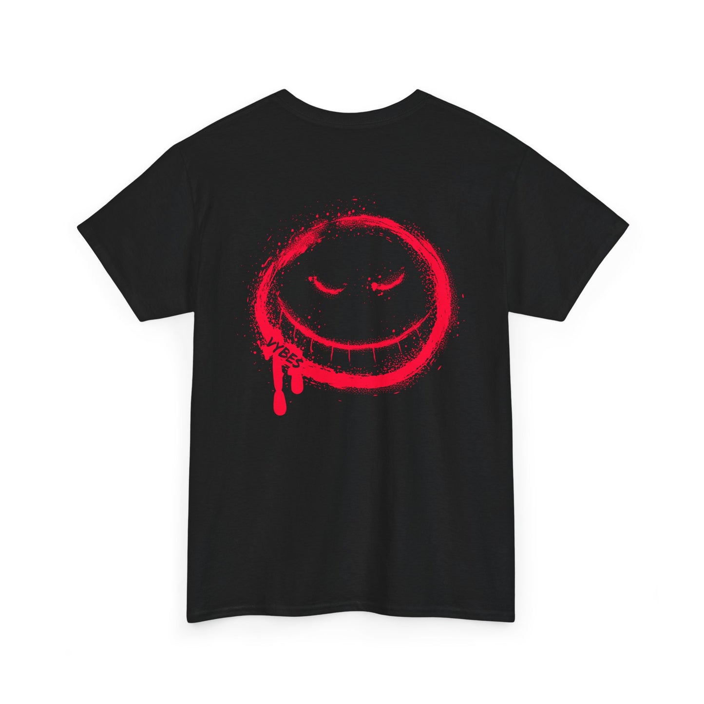 Red Drip Smiley Tee
