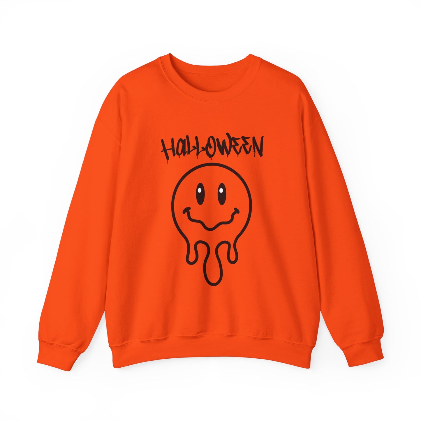 Halloween Melting Smiley Vybes Sweater