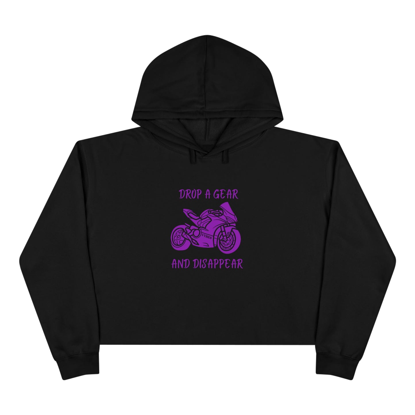 Vybes Motorcycle Crop Hoodie