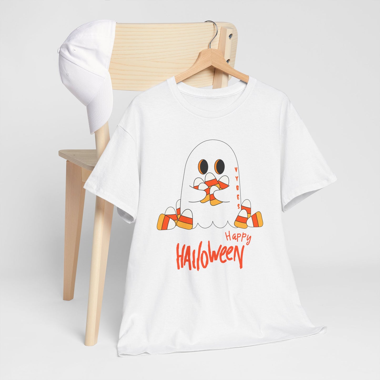 Candy Corn Ghost Vybes Tshirt
