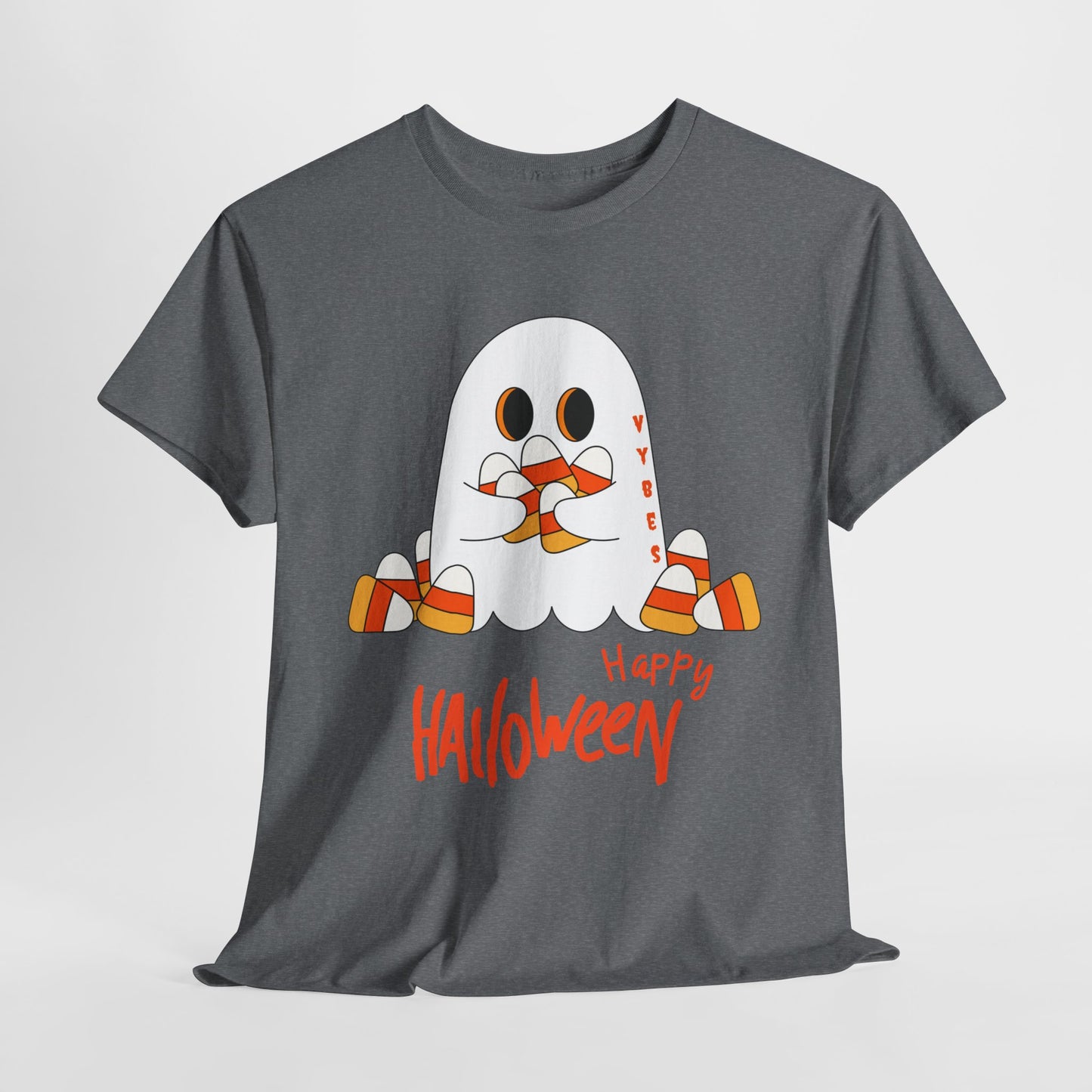 Candy Corn Ghost Vybes Tshirt
