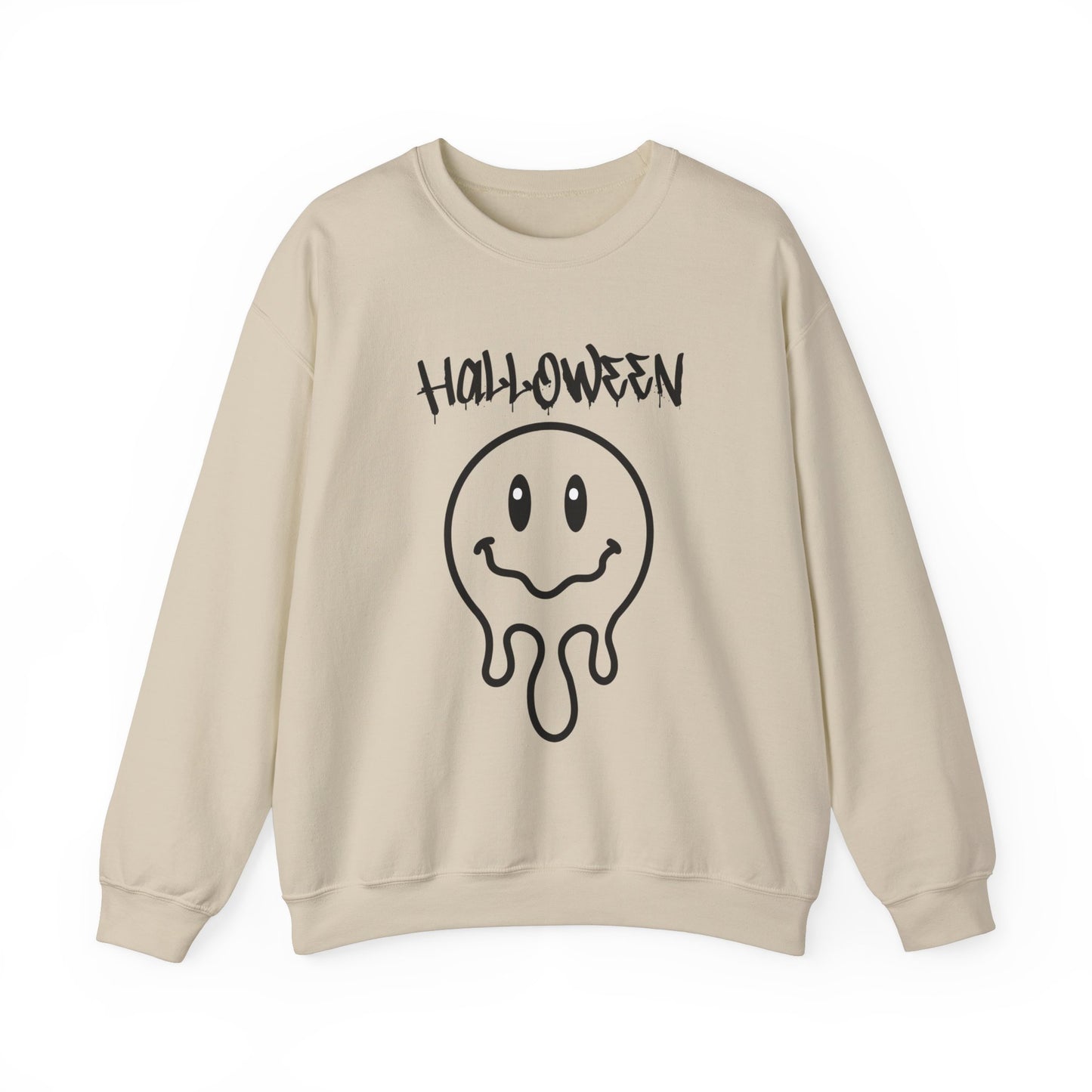 Halloween Melting Smiley Vybes Sweater