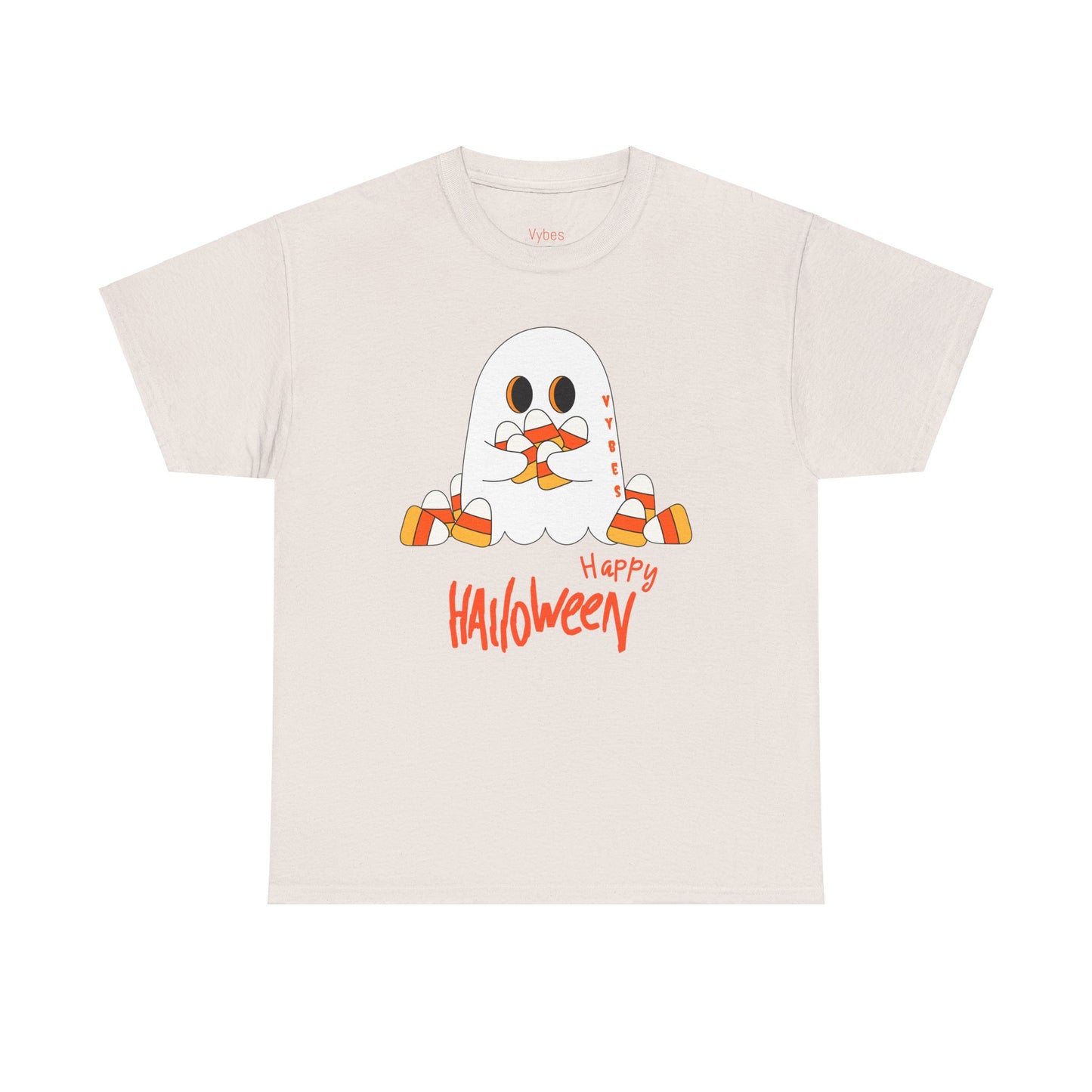 Candy Corn Ghost Vybes Tshirt