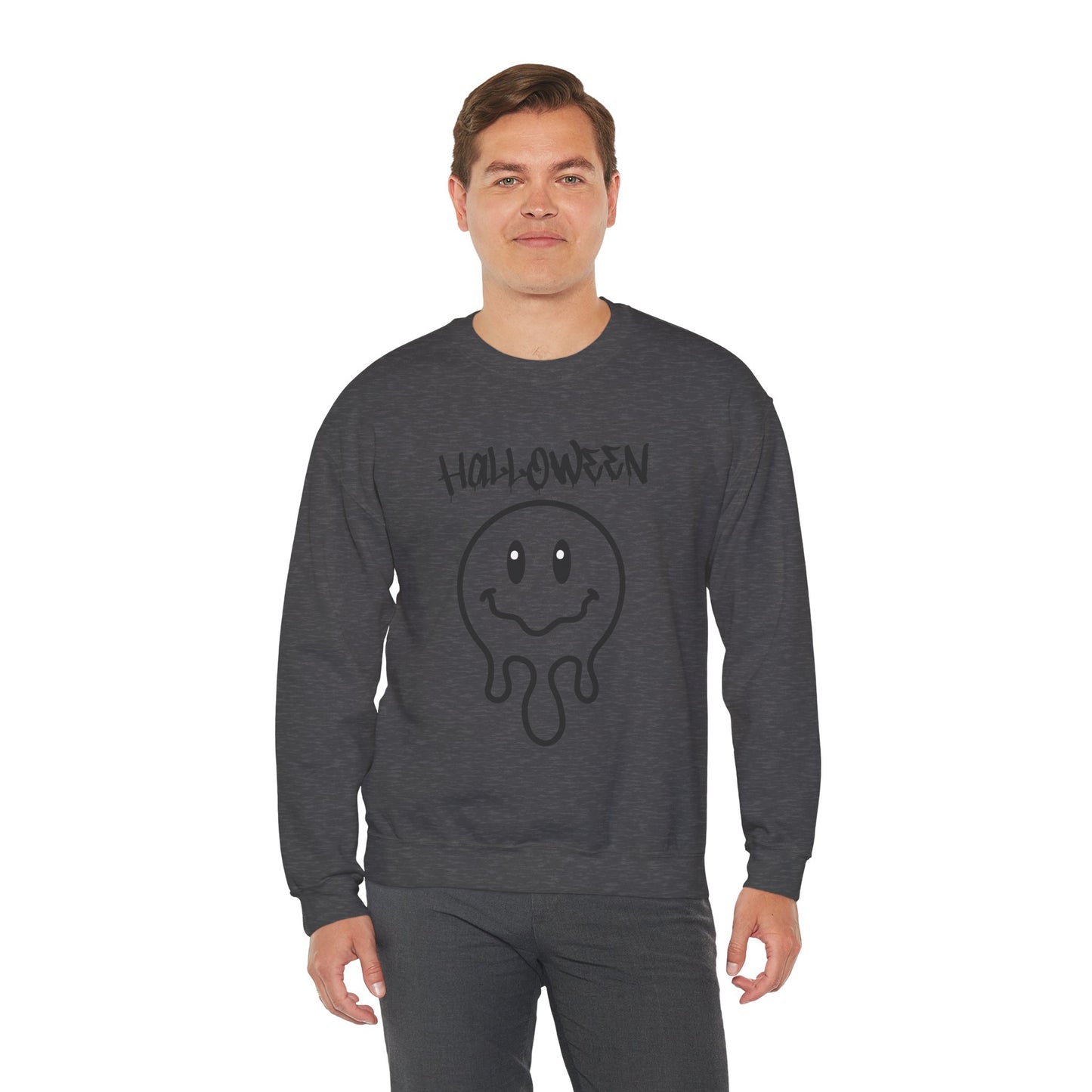 Halloween Melting Smiley Vybes Sweater