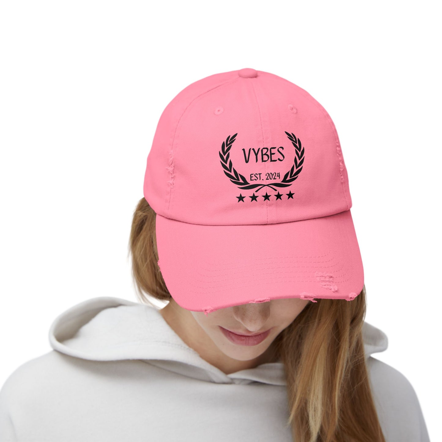 Vybes Distressed Cap