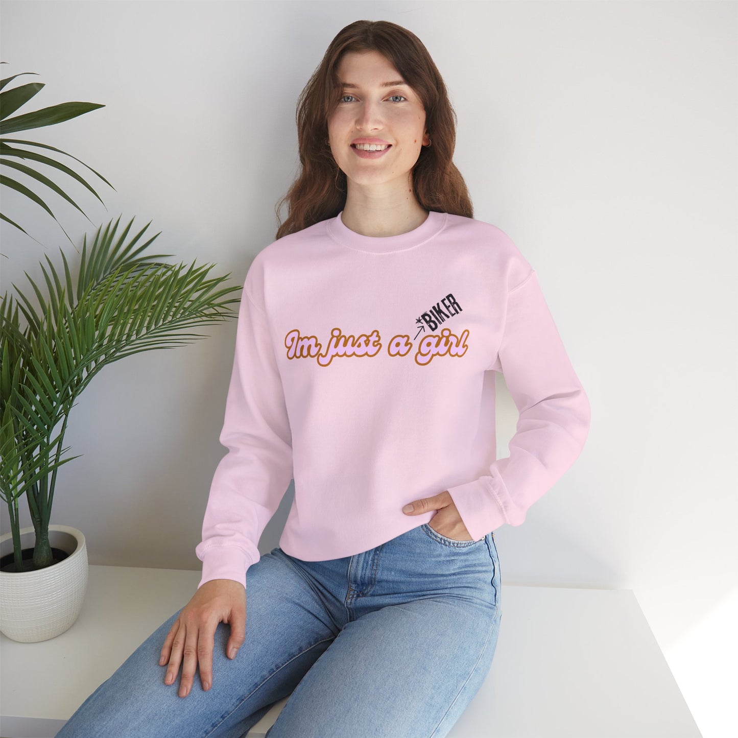 I'm Just a Girl Crewneck Sweatshirt
