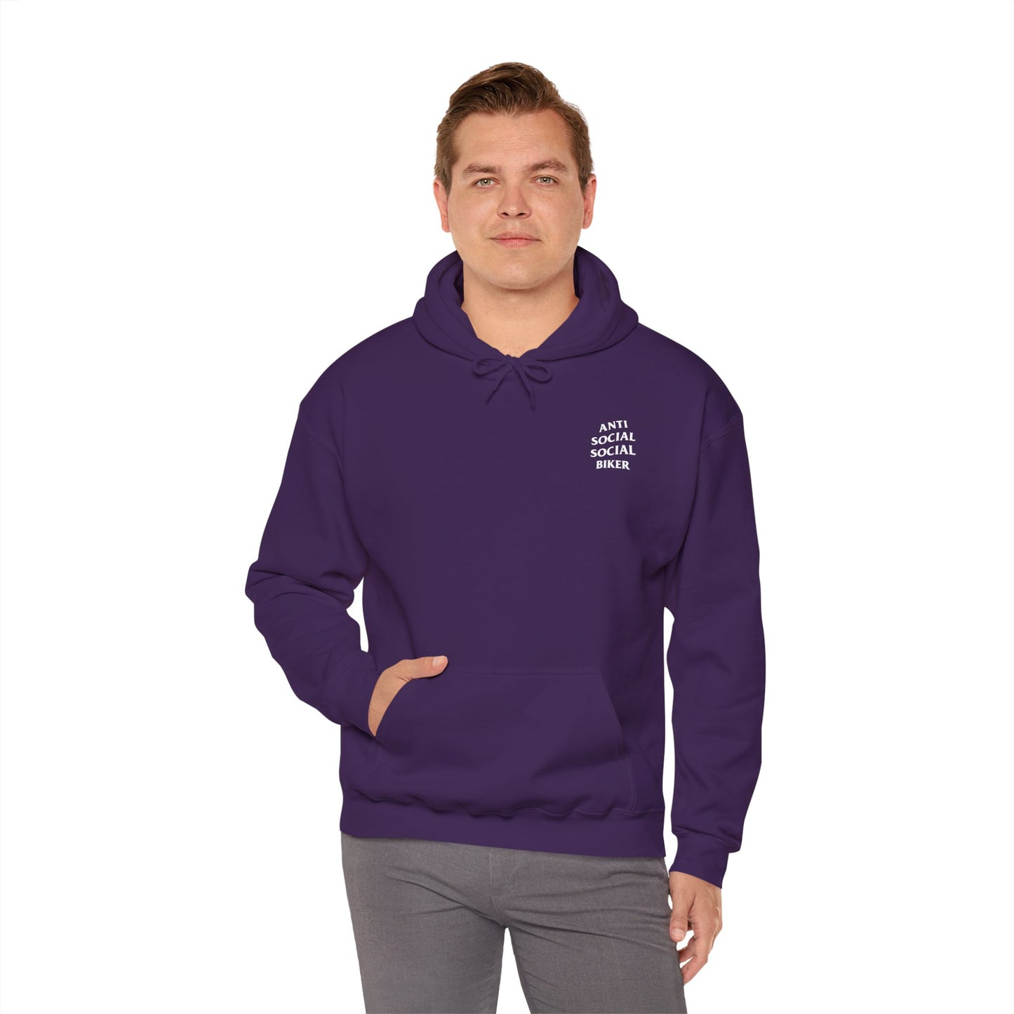 Anti Social Social Biker Hoodie