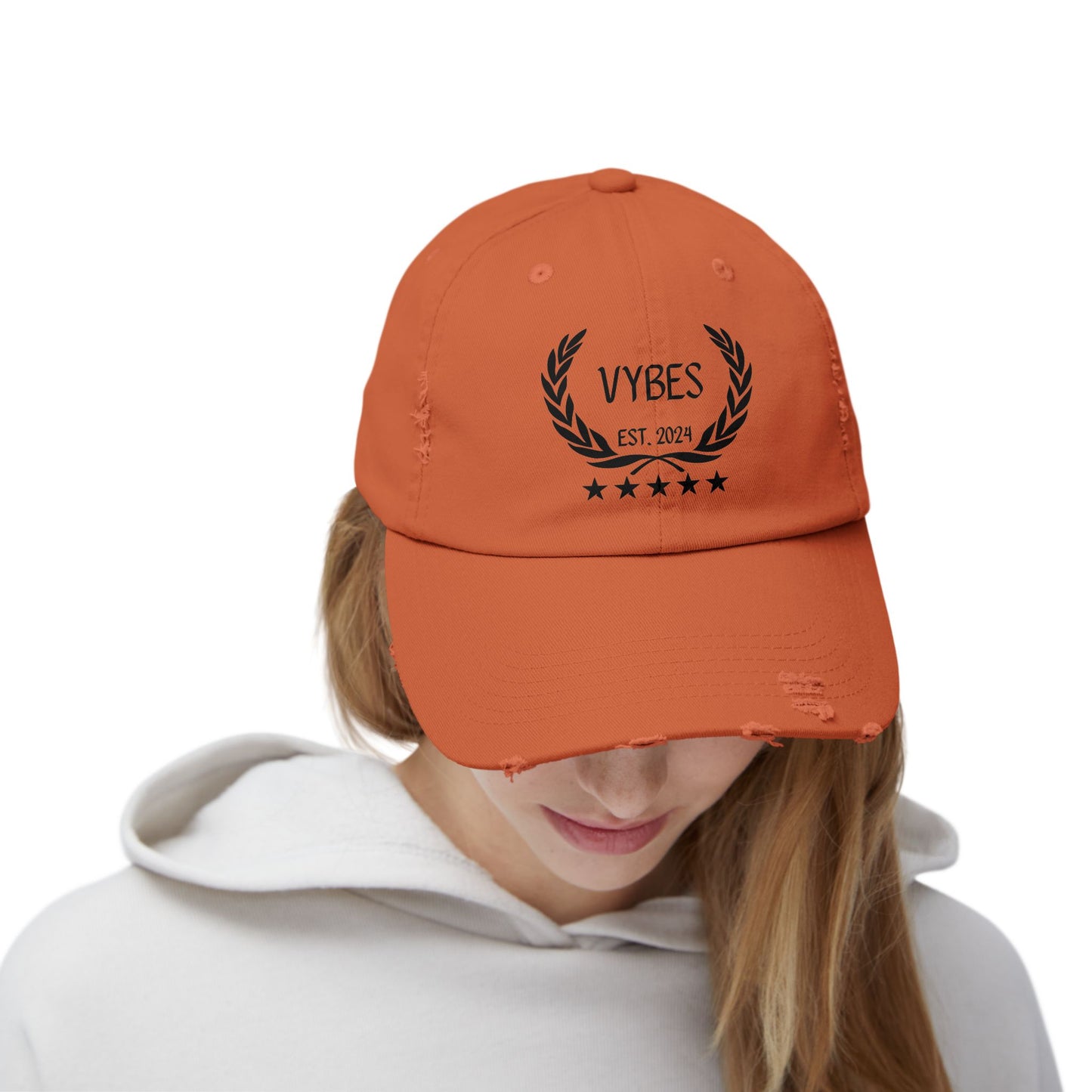 Vybes Distressed Cap