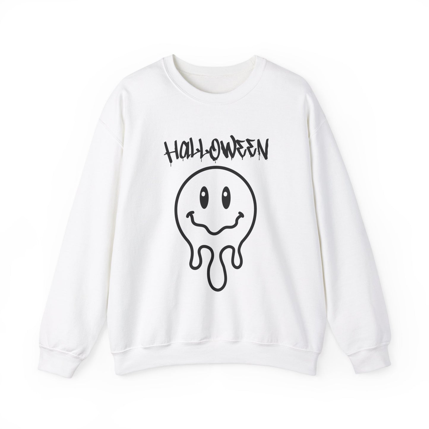 Halloween Melting Smiley Vybes Sweater