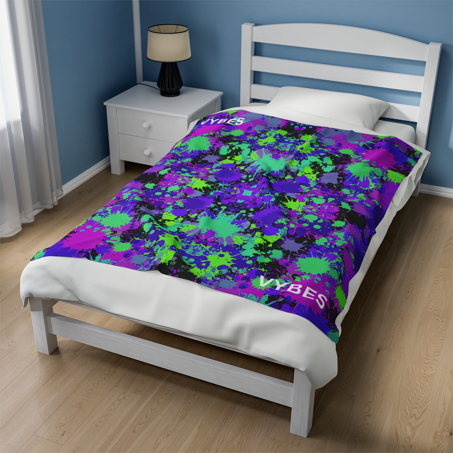 Paint Vybes Velveteen Plush Blanket