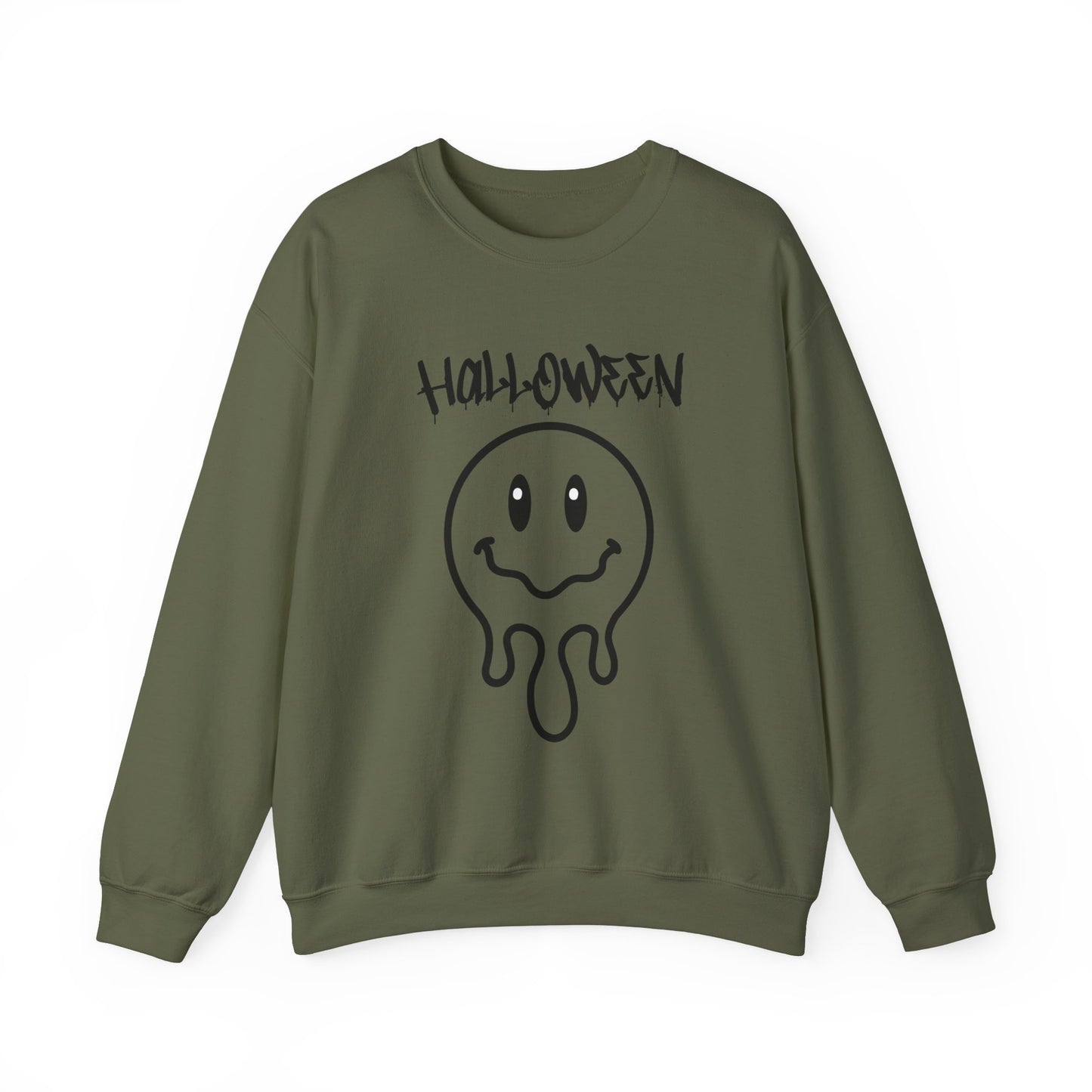 Halloween Melting Smiley Vybes Sweater