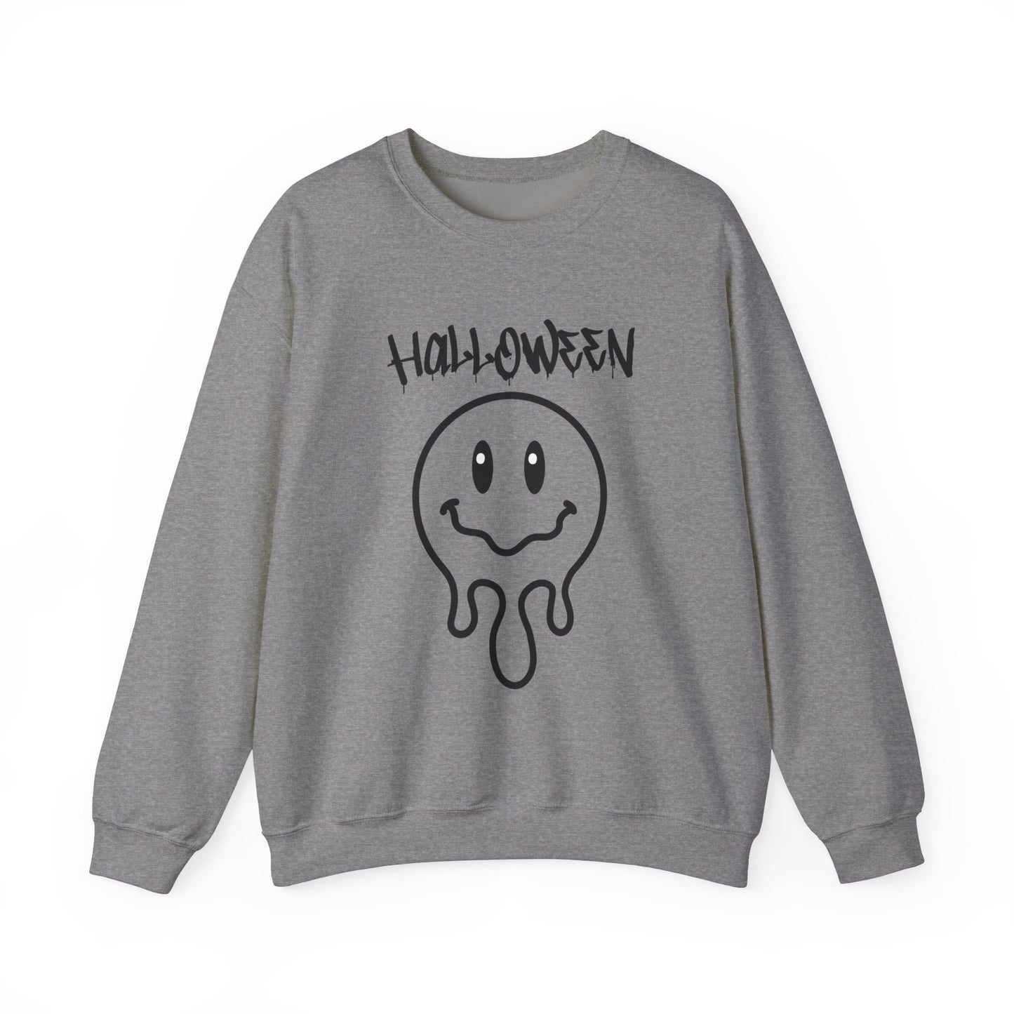 Halloween Melting Smiley Vybes Sweater