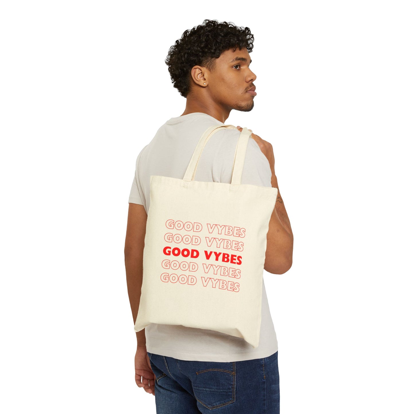 Good Vybes Canvas Tote Bag