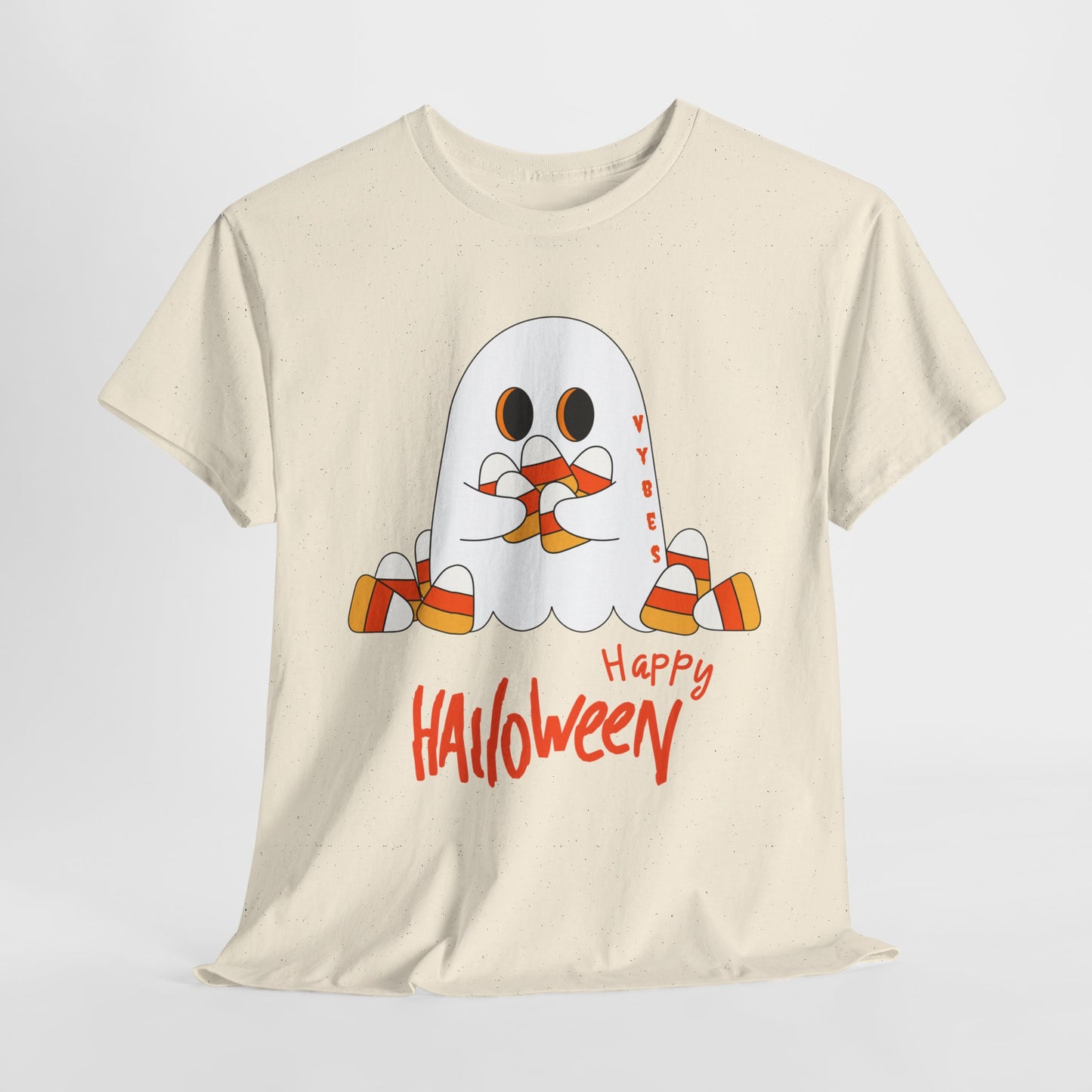 Candy Corn Ghost Vybes Tshirt