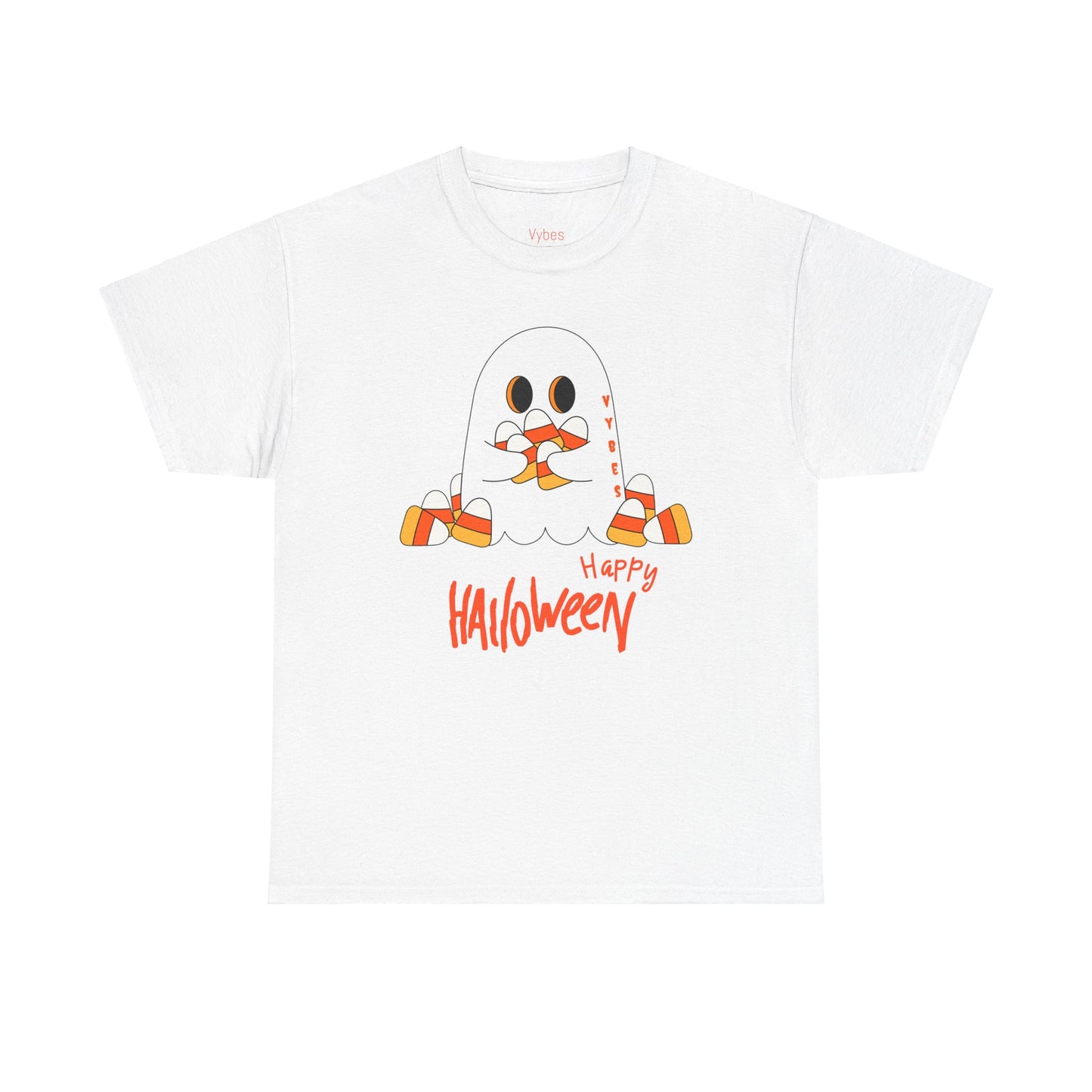 Candy Corn Ghost Vybes Tshirt