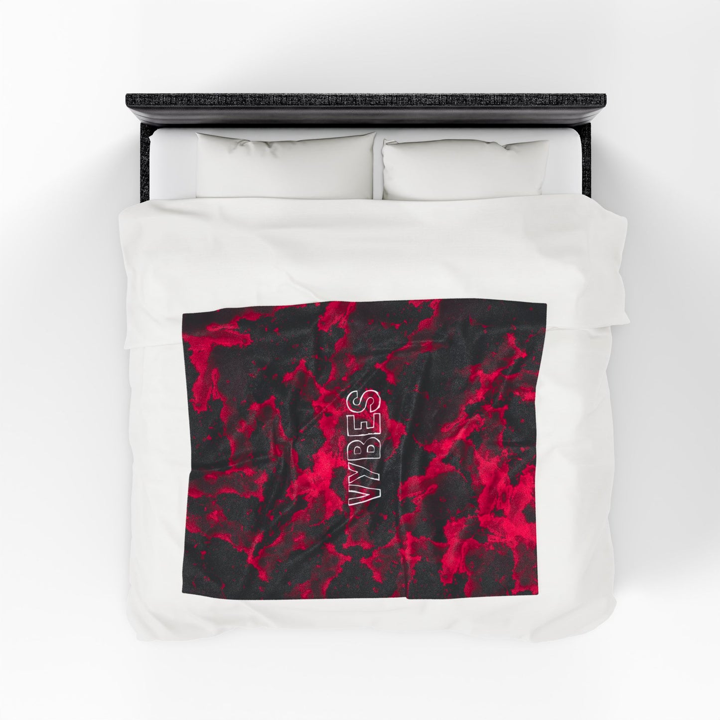 Vybes Lava Velveteen Plush Blanket