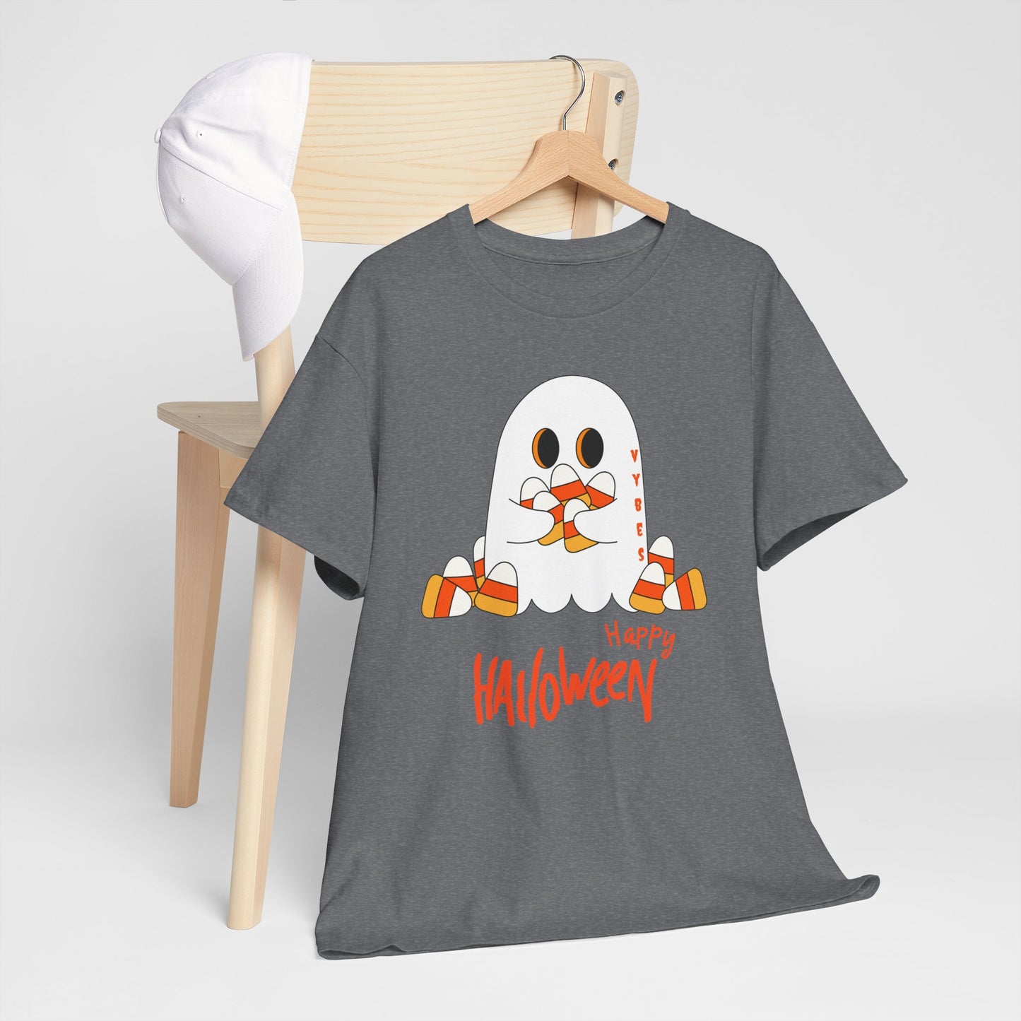 Candy Corn Ghost Vybes Tshirt