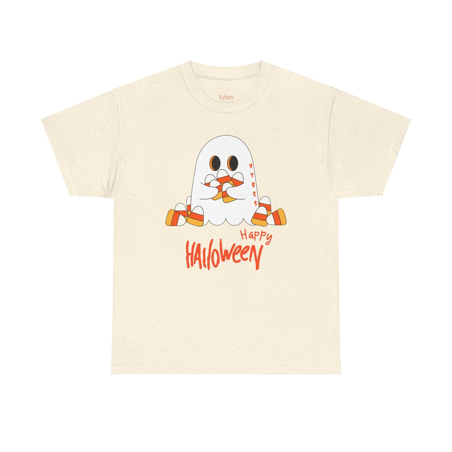 Candy Corn Ghost Vybes Tshirt