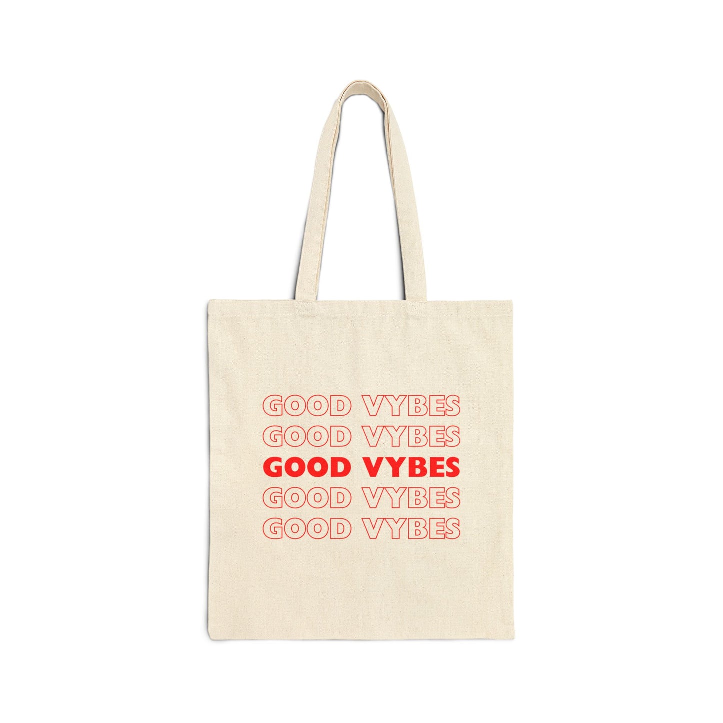 Good Vybes Canvas Tote Bag