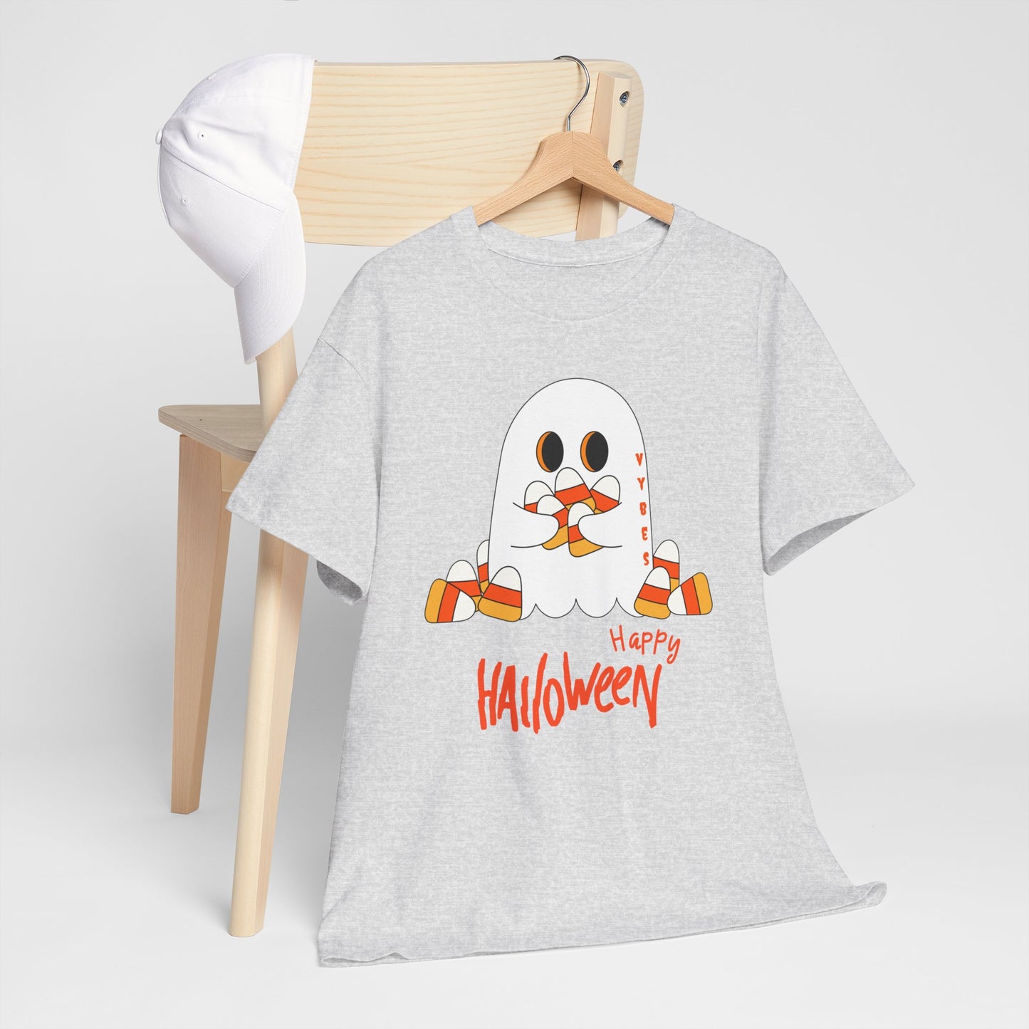 Candy Corn Ghost Vybes Tshirt