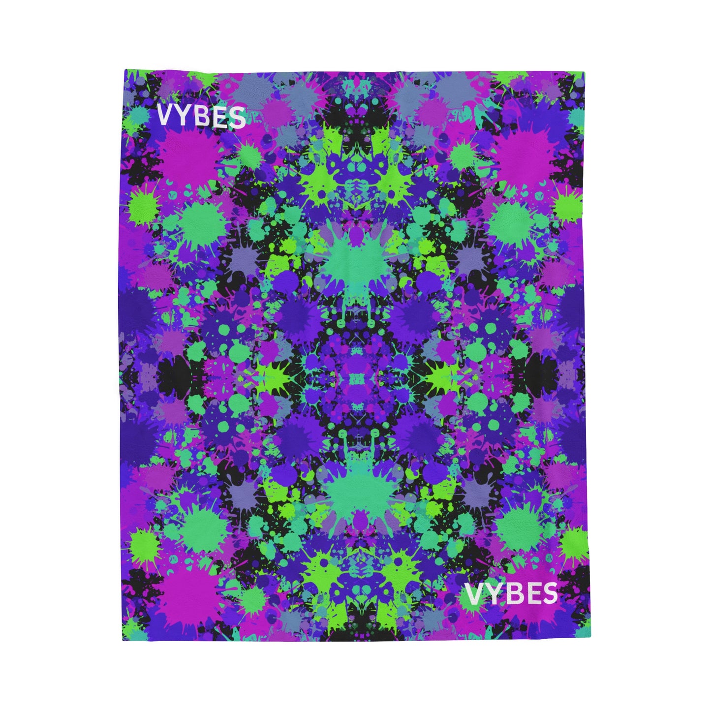 Paint Vybes Velveteen Plush Blanket