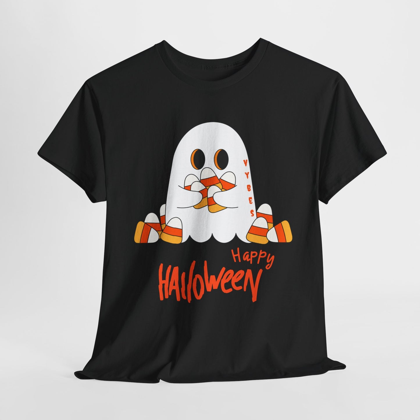 Candy Corn Ghost Vybes Tshirt