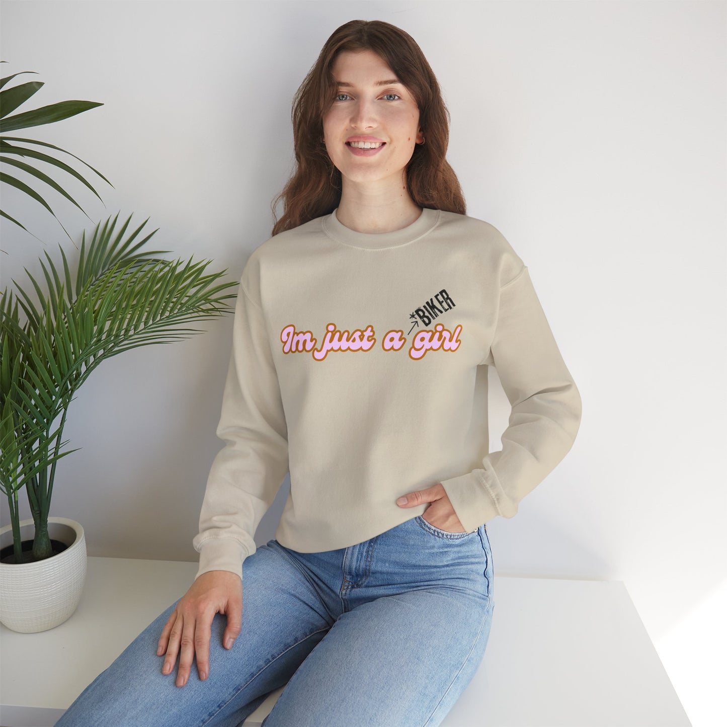 I'm Just a Girl Crewneck Sweatshirt