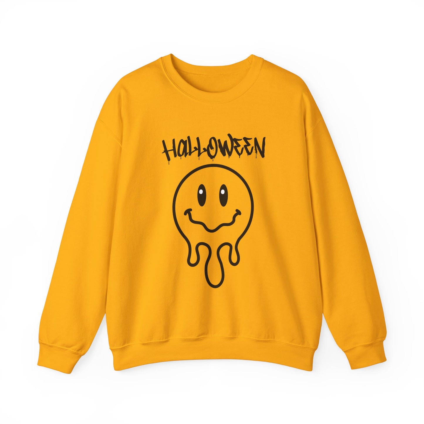 Halloween Melting Smiley Vybes Sweater