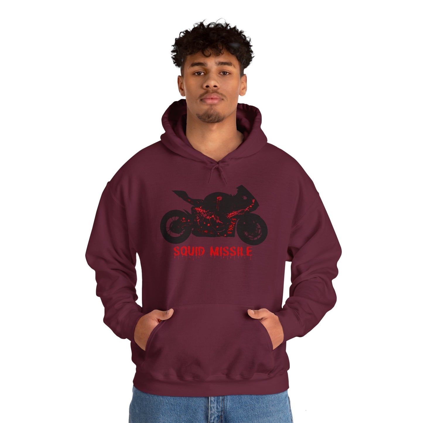 Blood Splatter Missle Vybes Hoodie