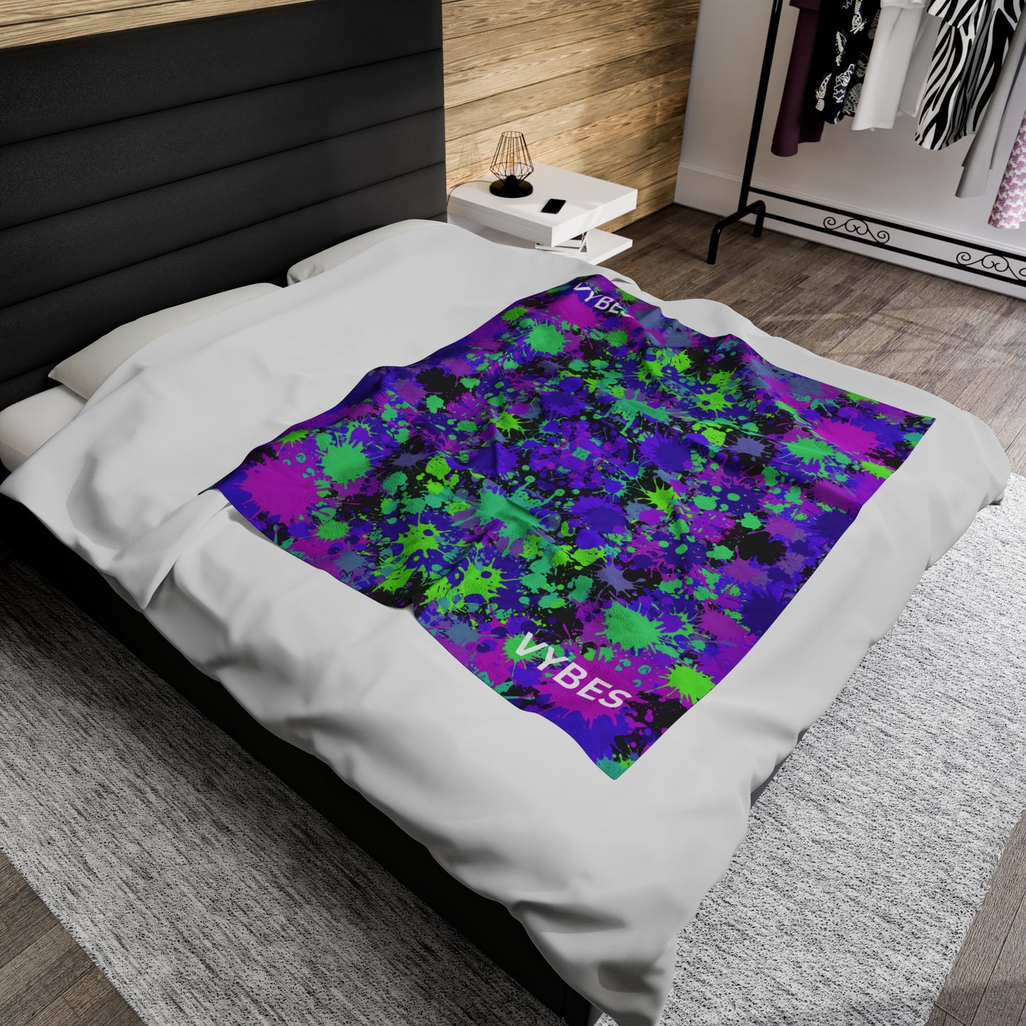 Paint Vybes Velveteen Plush Blanket