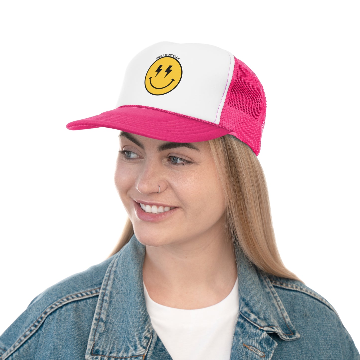 Electric Biker Babe Vybes Trucker Cap