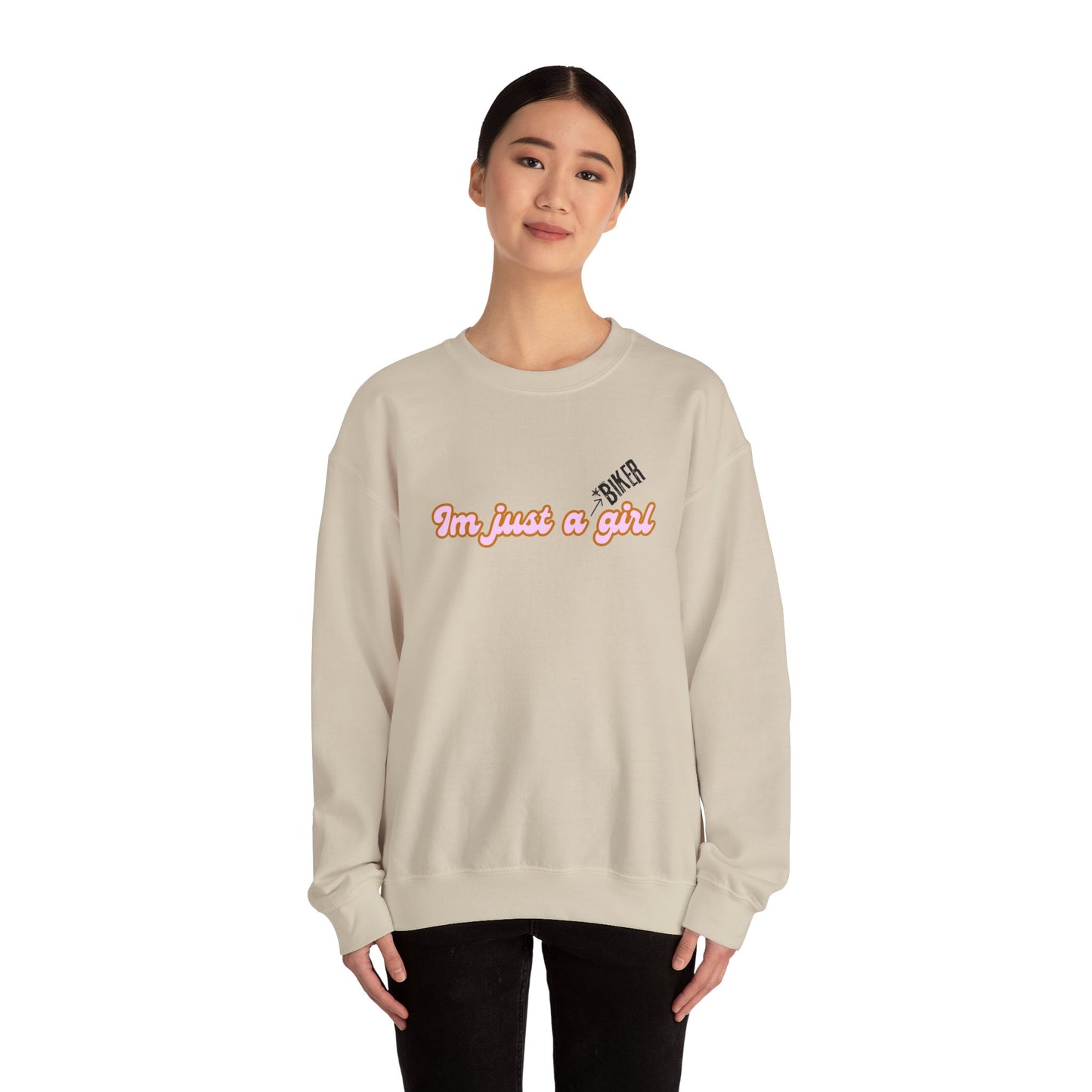 I'm Just a Girl Crewneck Sweatshirt