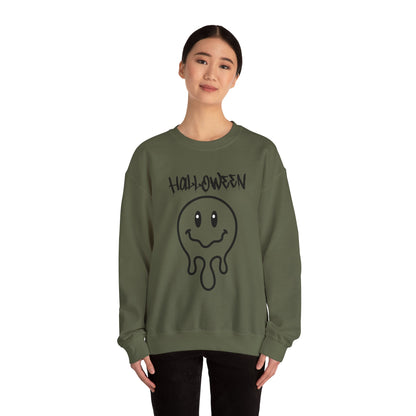 Halloween Melting Smiley Vybes Sweater
