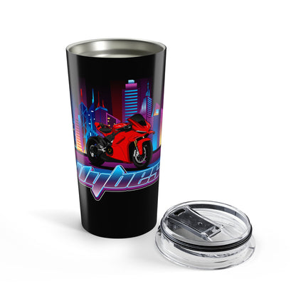 20oz Retro Vybes Motorcycle Tumbler