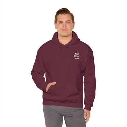 Anti Social Social Biker Hoodie