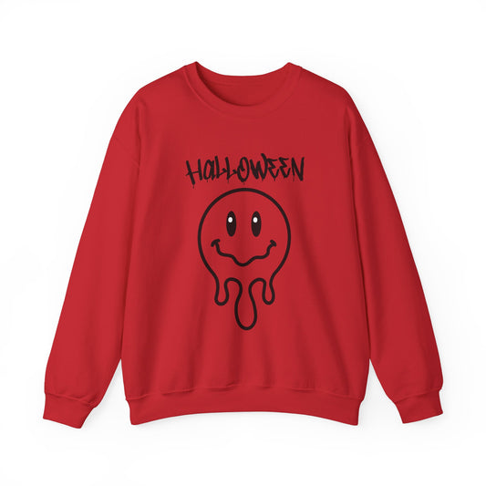 Halloween Melting Smiley Vybes Sweater