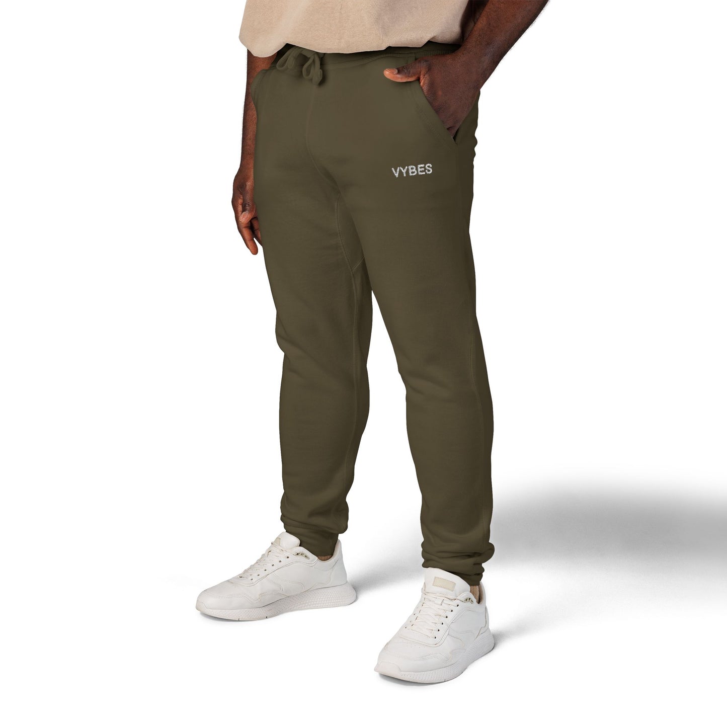 Vybes Embroidered Fleece Sweatpants