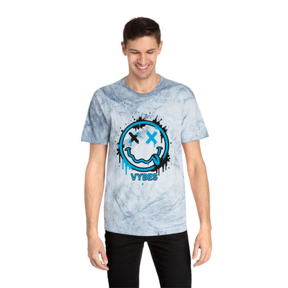 Tie-Dye Drip Smiley VYBES T-Shirt