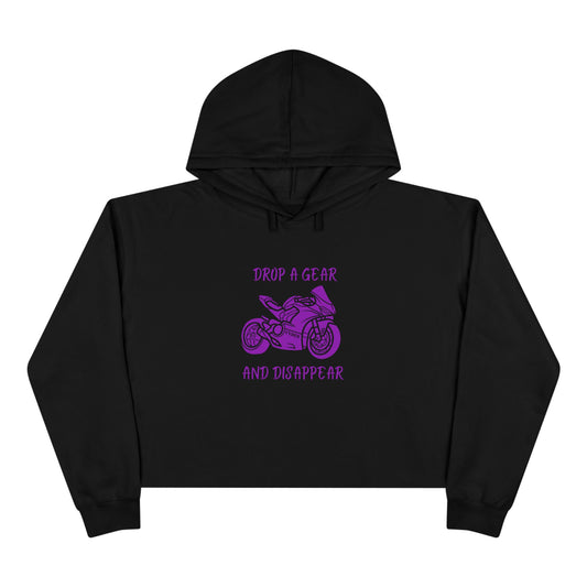 Vybes Motorcycle Crop Hoodie