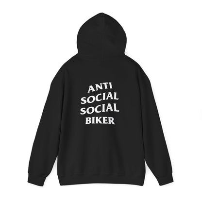 Anti Social Social Biker Hoodie