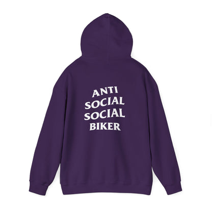 Anti Social Social Biker Hoodie