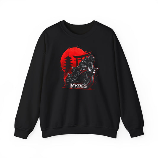 Vybes Rider Red Moon Sweatshirt