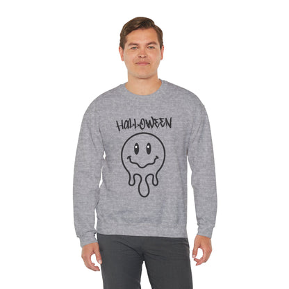 Halloween Melting Smiley Vybes Sweater