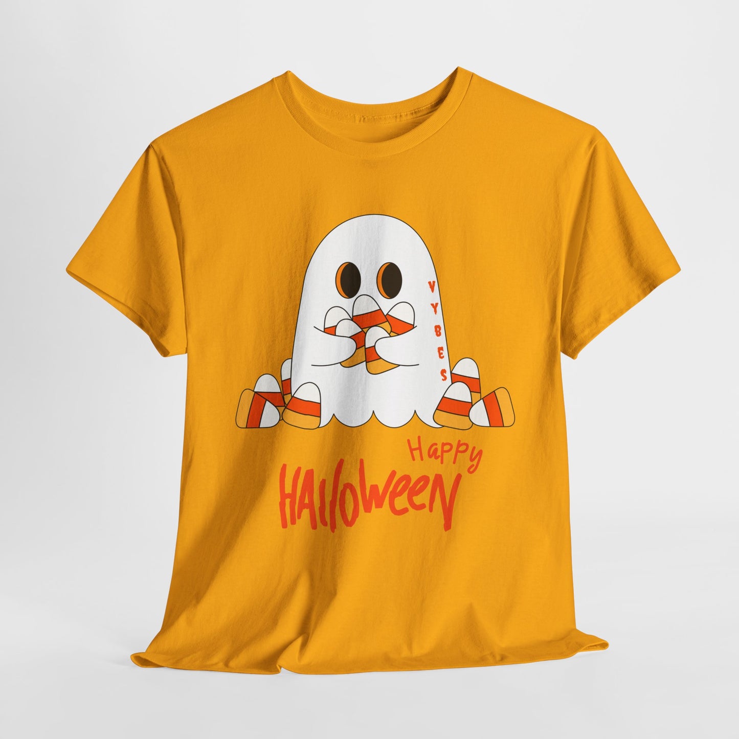 Candy Corn Ghost Vybes Tshirt