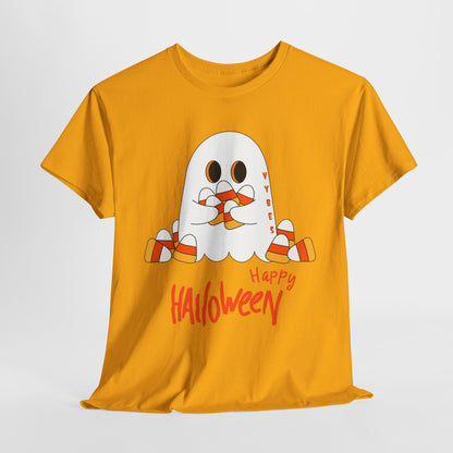 Candy Corn Ghost Vybes Tshirt