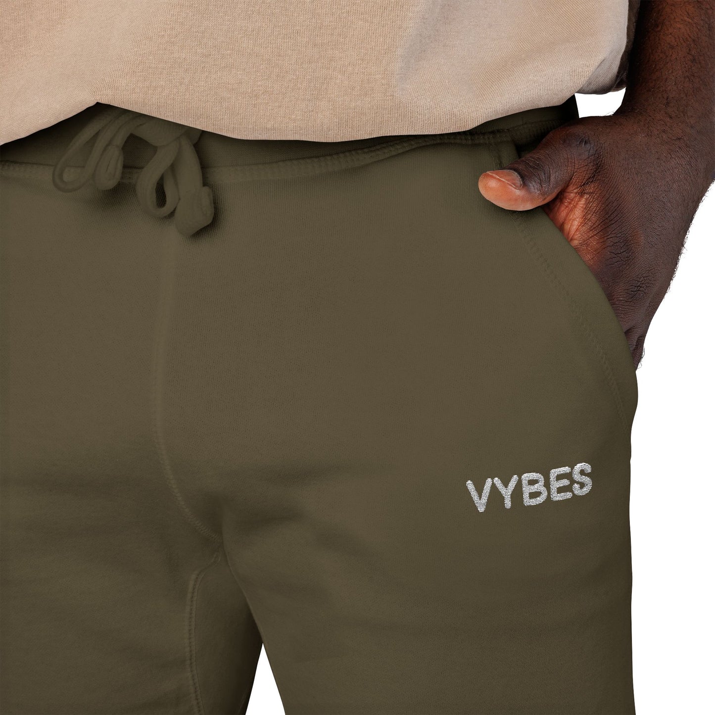Vybes Embroidered Fleece Sweatpants