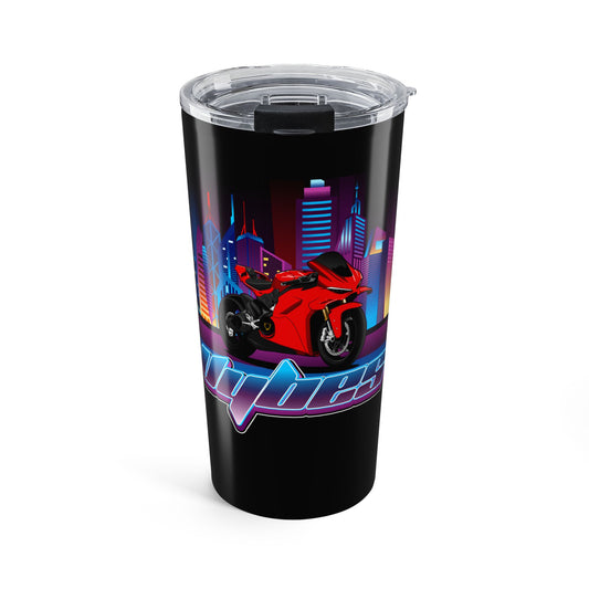 20oz Retro Vybes Motorcycle Tumbler