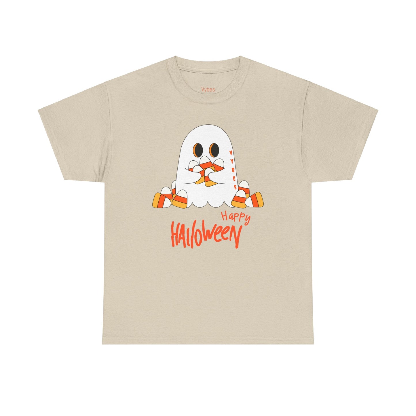 Candy Corn Ghost Vybes Tshirt