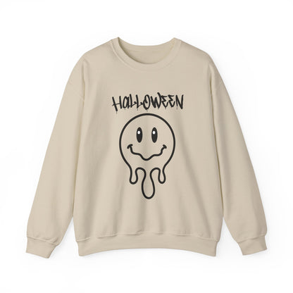Halloween Melting Smiley Vybes Sweater